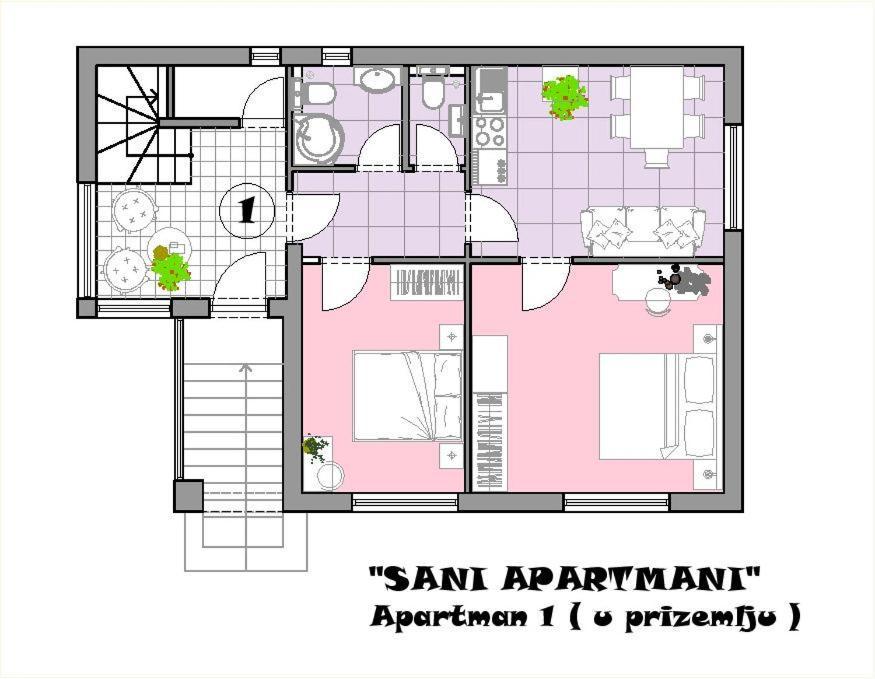 Začretje Sani Apartments מראה חיצוני תמונה